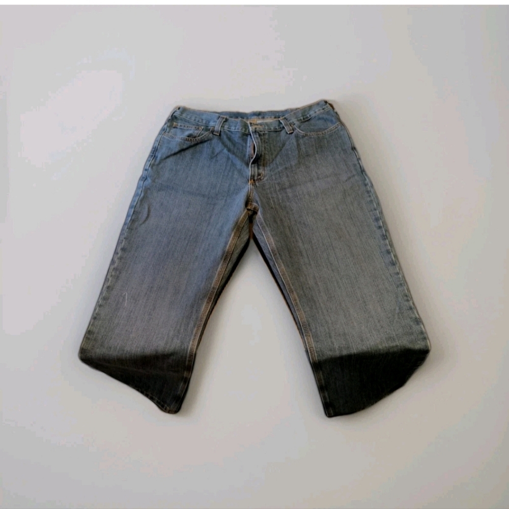 Carhartt Men's Bootcut Faded Blue Jeans